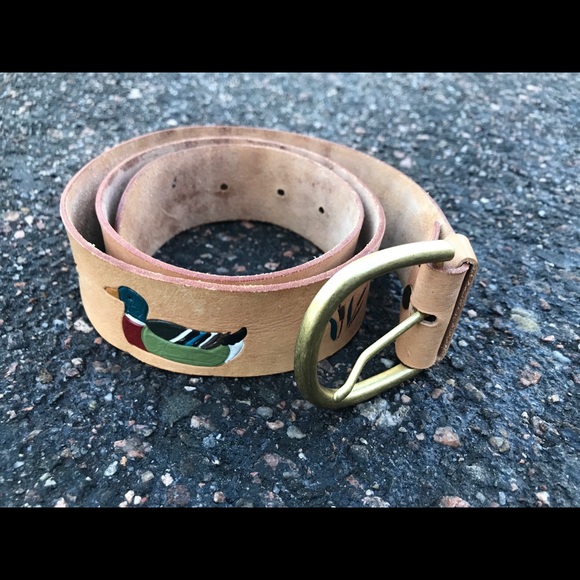 Vintage Mallard Duck Belt - Picture 3 of 9